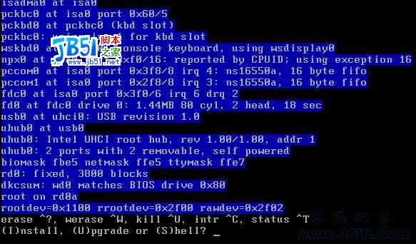 我的openBSD4.1安裝圖解筆記