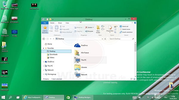 Win9技術預覽版曝光:內部版本號升級至9844