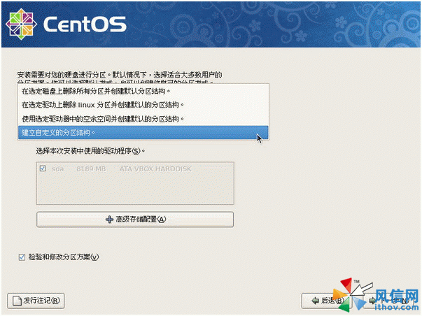 centos系統三套硬盤分區方案[圖文設置版]