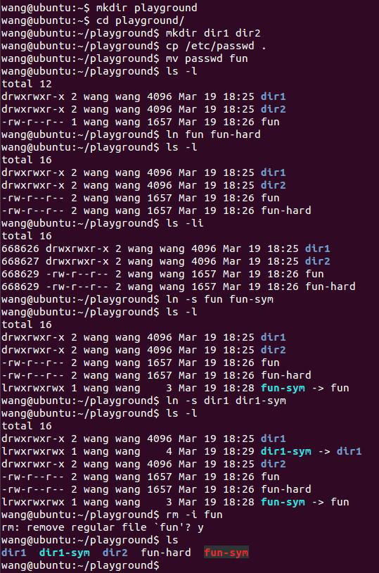 linux創建符號鏈接的方法(硬鏈接和符號鏈接)