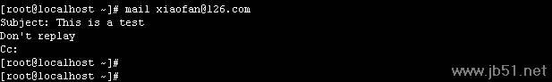 Linux系統下使用mail發送Internet郵件的配置方法