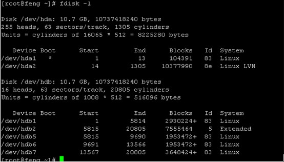 linux下磁盤查看命令分享