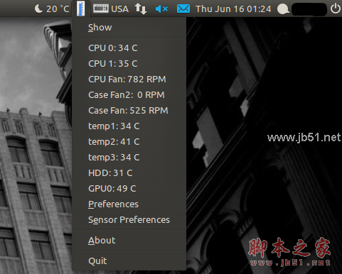 Ubuntu中使用Psensor監(jiān)控硬件溫度