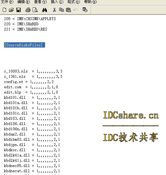 制作win2003自動安裝盤-集成補(bǔ)丁/Raid及硬件驅(qū)動二(編輯txtsetup.sif文件)