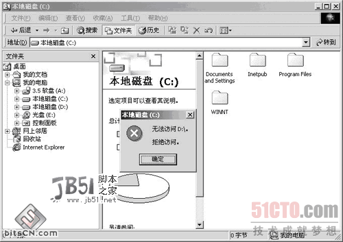 win2003系統重裝NTFS分區無法訪問解決辦法