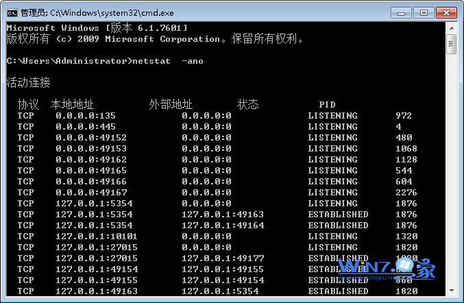 win7電腦遇到端口被占用的情況該如何查看并將其關閉