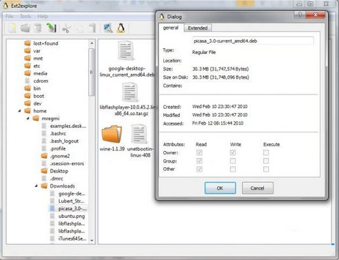 win7讀取ext3/ext4格式linux分區(qū)的方法