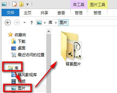 如何將自己喜歡的圖片收藏到Win8圖片庫里