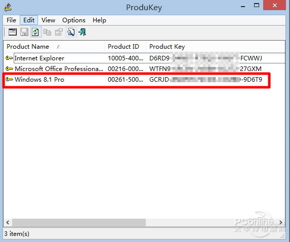 Windows 8.1安裝密鑰怎么查到key呢