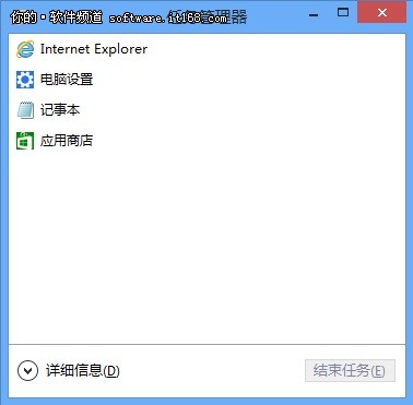 如何使用win8系統的任務管理器[圖文]