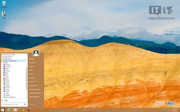 微軟會提前發布Win8.1更新 Windows Threshold（即Win8.2或Win9）重新引進開始菜單