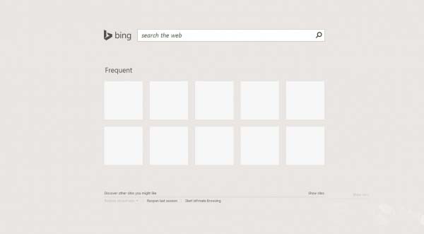 Windows 8.1和IE11更新：導航頁已加入搜索框
