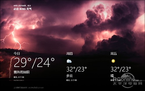 Win8 RTM版中只有3天天氣預(yù)報(bào) 如何找回7天預(yù)報(bào)