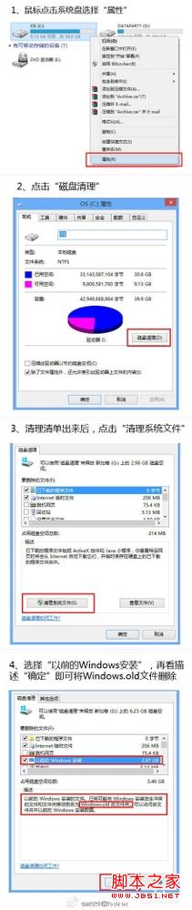 升級(jí)windows8系統(tǒng)后C盤空間不足的問題(刪除Windows.old可解決)