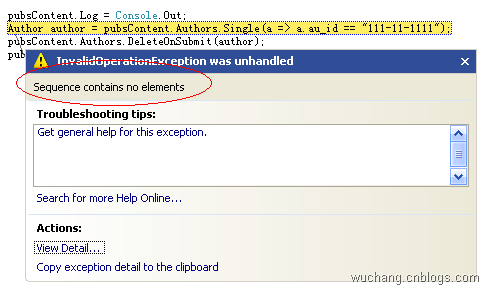 Linq to SQL Delete時遇到問題的解決方法