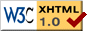通過XHTML1.0校驗