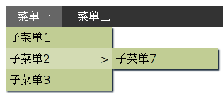 用jquery實現下拉菜單效果的代碼