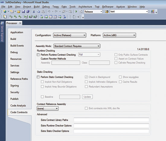 Visual Studio 2010 中的代碼約定設置