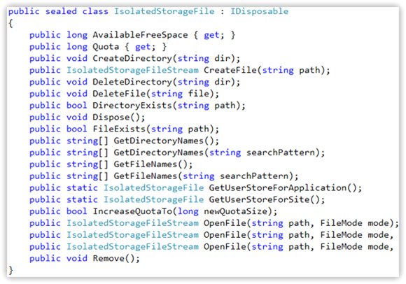 詳解Silverlight 2中的獨立存儲（Isolated Storage）