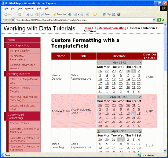 ASP.NET 2.0數(shù)據(jù)教程之十二：在GridView控件中使用TemplateField