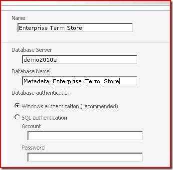 SharePoint 2010中托管元數據