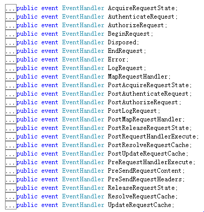 HttpApplication,HttpModule,HttpContext及Asp.Net頁生命周期