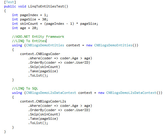 看看Entity Framework 4生成的復(fù)雜的分頁(yè)SQL語(yǔ)句