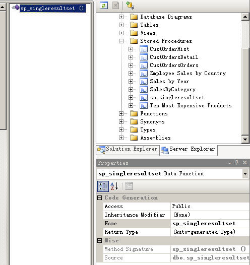 一步一步學Linq to sql（五）：存儲過程