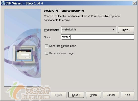 JBuilder2005實戰JSP之切換控制 圖文步驟