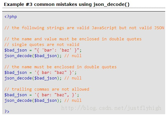 PHP json_decode函數(shù)詳細解析