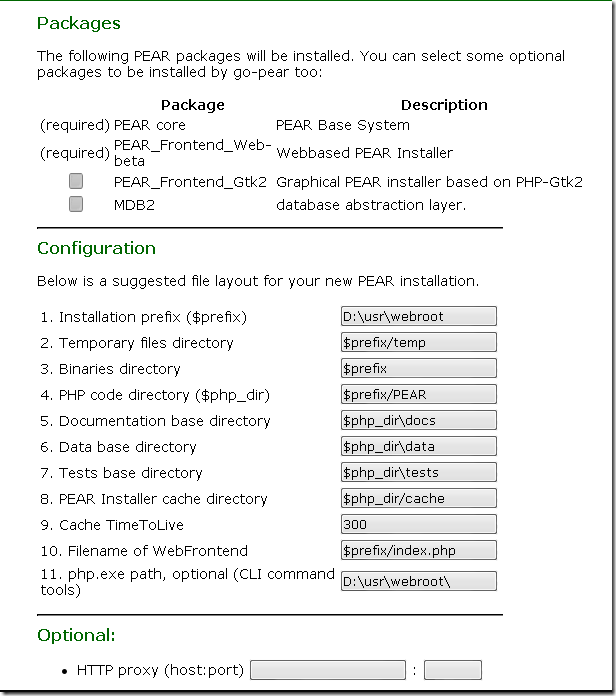 Windows 下的 PHP-PEAR 安裝方法