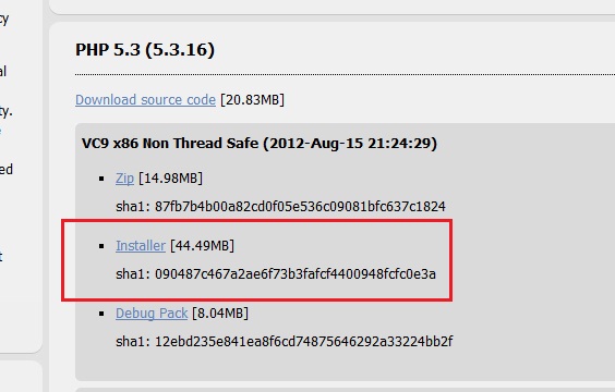 Windows下部署Apache+PHP+MySQL運行環境實戰
