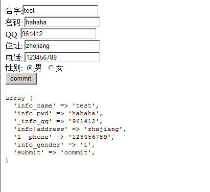 PHP表單遞交控件名稱含有點號(.)會被轉化為下劃線(_)的處理方法