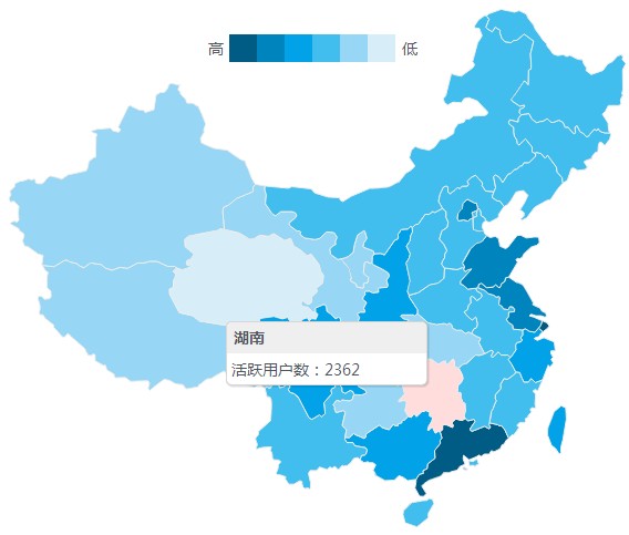 php和jquery實現(xiàn)地圖區(qū)域數(shù)據(jù)統(tǒng)計展示數(shù)據(jù)示例