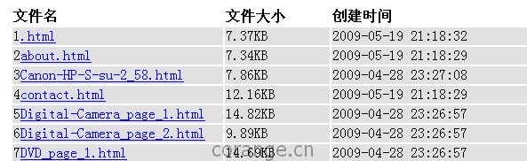 PHP 遠程文件管理，可以給表格排序，遍歷目錄，時間排序